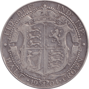 1904 HALFCROWN ( GF ) 3 - Halfcrown - Cambridgeshire Coins