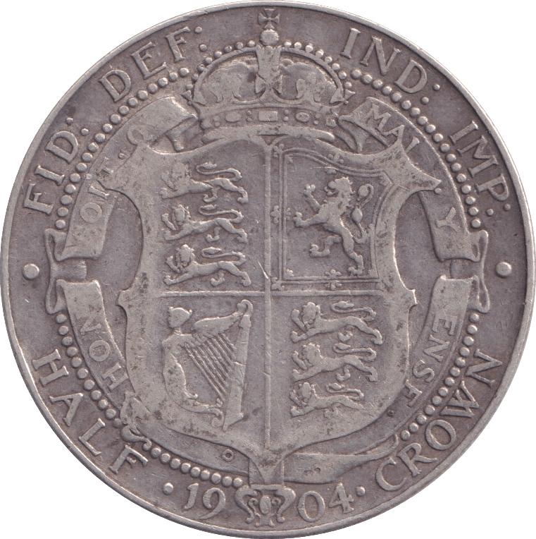 1904 HALFCROWN ( GF ) 3 - Halfcrown - Cambridgeshire Coins