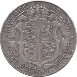 1904 HALFCROWN ( GF ) 3 - Halfcrown - Cambridgeshire Coins