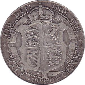 1904 HALFCROWN ( GF ) B - Halfcrown - Cambridgeshire Coins