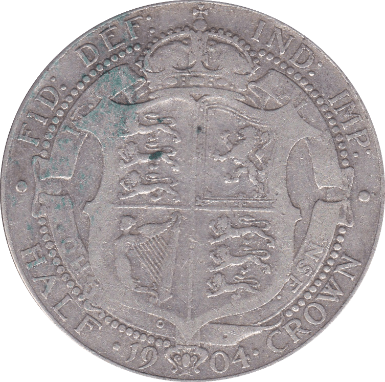 1904 HALFCROWN ( GF ) D - Halfcrown - Cambridgeshire Coins