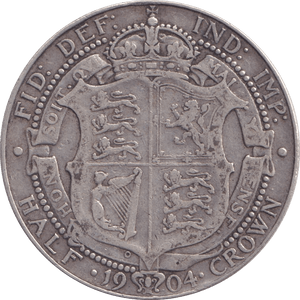 1904 HALFCROWN ( GF ) - Halfcrown - Cambridgeshire Coins