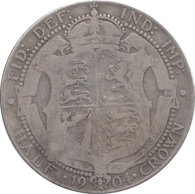 1904 HALFCROWN ( NF ) 3 - Halfcrown - Cambridgeshire Coins