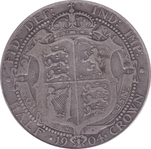 1904 HALFCROWN ( NF ) C - Halfcrown - Cambridgeshire Coins