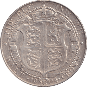1904 HALFCROWN ( VF ) - Halfcrown - Cambridgeshire Coins
