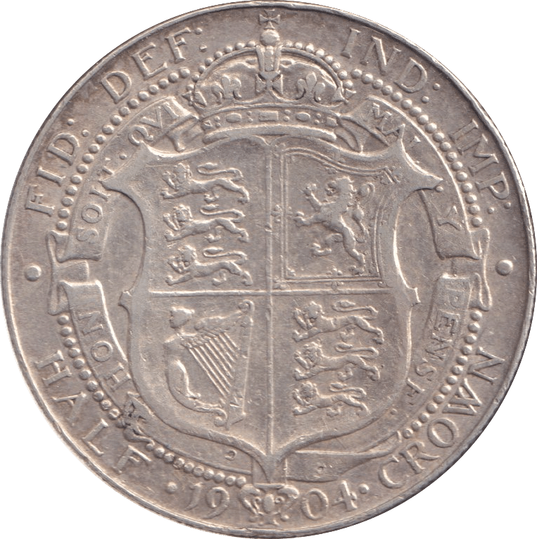 1904 HALFCROWN ( VF ) - Halfcrown - Cambridgeshire Coins