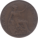 1904 HALFPENNY ( FINE ) 5 - Halfpenny - Cambridgeshire Coins