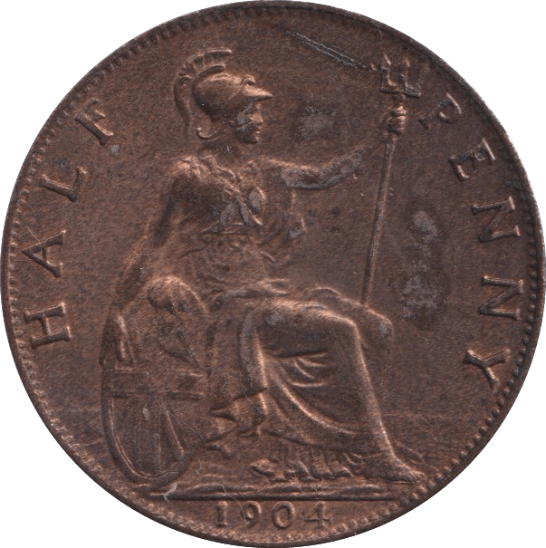 1904 HALFPENNY ( UNC ) - Halfpenny - Cambridgeshire Coins