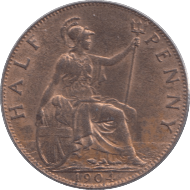 1904 HALFPENNY ( UNC ) - Halfpenny - Cambridgeshire Coins