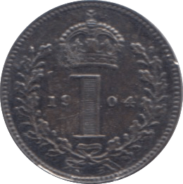 1904 MAUNDY PENNY ( UNC ) 21 - Maundy Coins - Cambridgeshire Coins