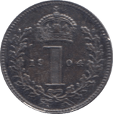 1904 MAUNDY PENNY ( UNC ) 21 - Maundy Coins - Cambridgeshire Coins
