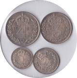 1904 MAUNDY SET EDWARD VII - Maundy Set - Cambridgeshire Coins