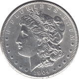 1904 MORGAN DOLLAR USA NEW ORLEANS MINT - SILVER WORLD COINS - Cambridgeshire Coins