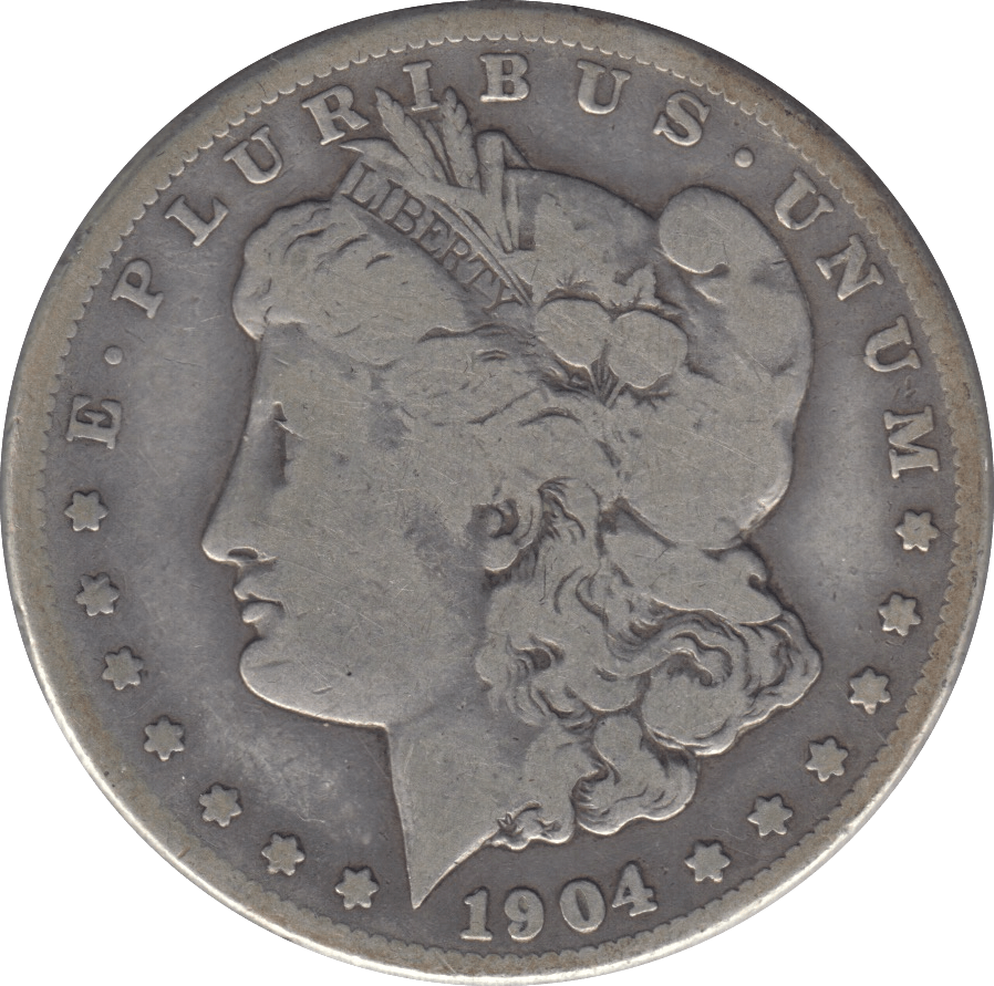 1904 MORGAN DOLLAR USA SAN FRANCISCO MINT - SILVER WORLD COINS - Cambridgeshire Coins