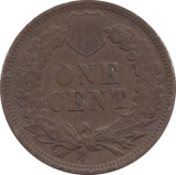 1904 ONE CENT USA INDIAN HEAD CENT - WORLD COINS - Cambridgeshire Coins
