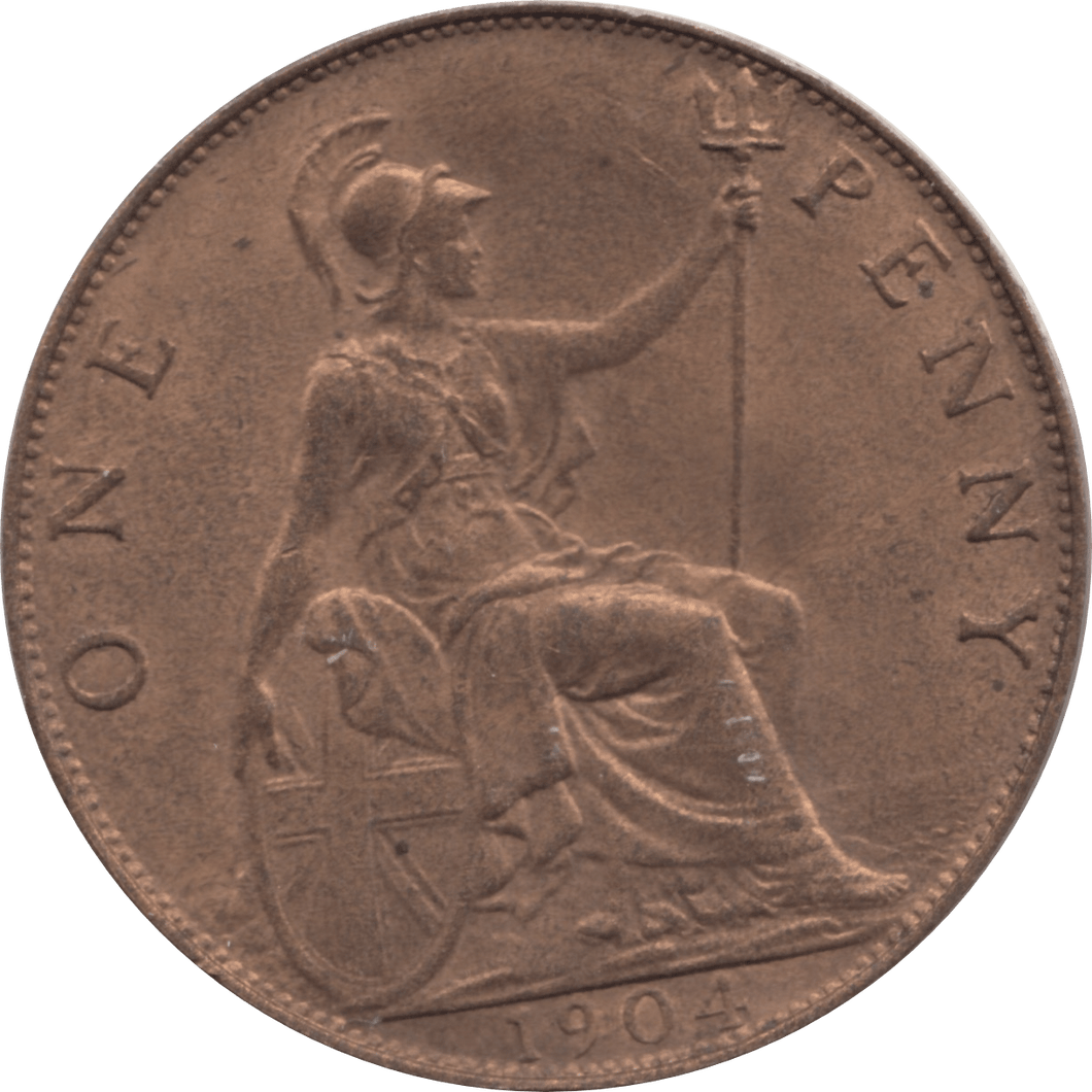 1904 PENNY 1 ( AUNC ) 68 - Penny - Cambridgeshire Coins