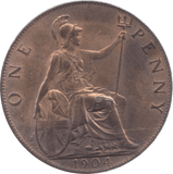 1904 PENNY ( UNC ) 7 - Penny - Cambridgeshire Coins