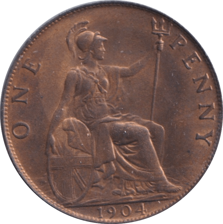 1904 PENNY ( UNC ) - Penny - Cambridgeshire Coins
