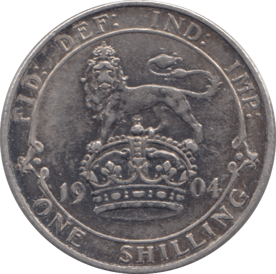 1904 SHILLING ( AUNC ) - Shilling - Cambridgeshire Coins