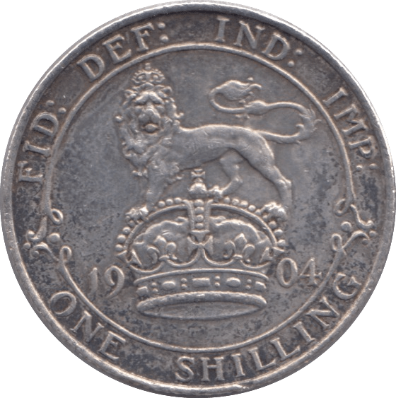 1904 SHILLING ( EF ) - Shilling - Cambridgeshire Coins