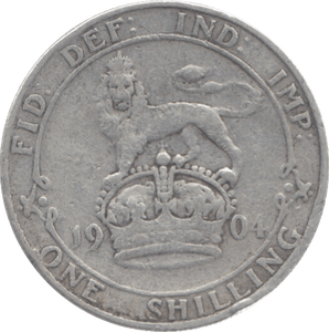 1904 SHILLING ( FINE ) 13 - Shilling - Cambridgeshire Coins