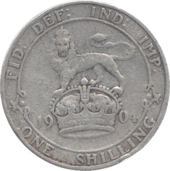 1904 SHILLING ( FINE ) 13 - Shilling - Cambridgeshire Coins