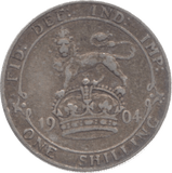 1904 SHILLING ( FINE ) 13 - Shilling - Cambridgeshire Coins