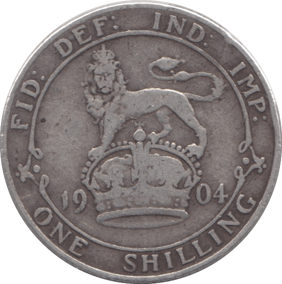 1904 SHILLING ( FINE ) 3 - Shilling - Cambridgeshire Coins