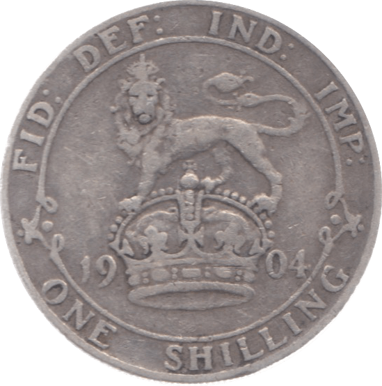 1904 SHILLING ( FINE ) 9 - Shilling - Cambridgeshire Coins