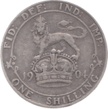 1904 SHILLING ( FINE ) 9 - Shilling - Cambridgeshire Coins