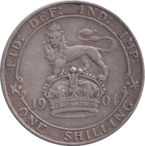 1904 SHILLING ( FINE ) - Shilling - Cambridgeshire Coins