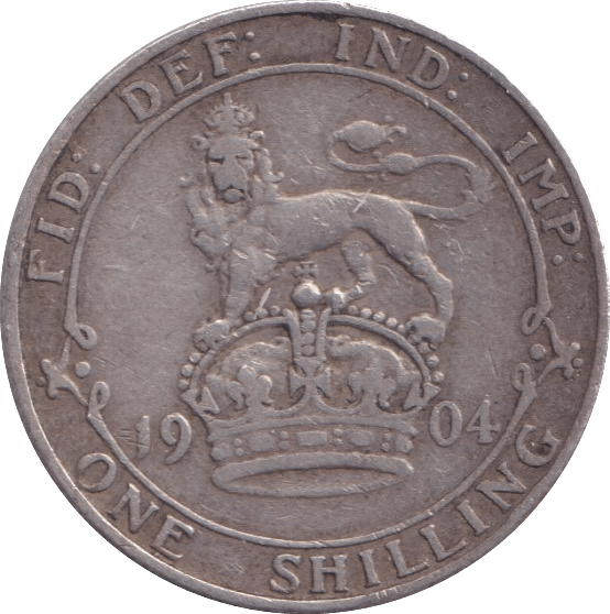 1904 SHILLING ( FINE ) - Shilling - Cambridgeshire Coins