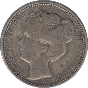 1904 SILVER 25 CENTS NETHERLANDS REF H94 - WORLD SILVER COINS - Cambridgeshire Coins