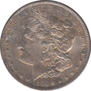 1904 SILVER MORGAN DOLLAR NEW ORLEANS MINT - SILVER WORLD COINS - Cambridgeshire Coins