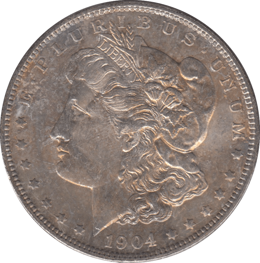 1904 SILVER MORGAN DOLLAR NEW ORLEANS MINT - SILVER WORLD COINS - Cambridgeshire Coins