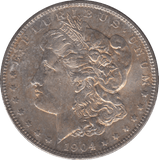 1904 SILVER MORGAN DOLLAR NEW ORLEANS MINT - SILVER WORLD COINS - Cambridgeshire Coins