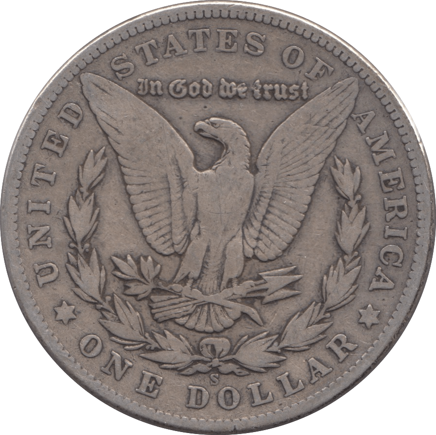 1904 SILVER MORGAN DOLLAR SAN FRANCISCO MINT - SILVER WORLD COINS - Cambridgeshire Coins