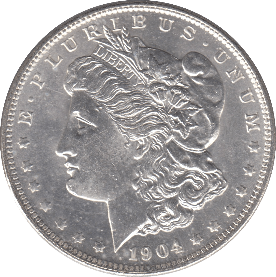 1904 SILVER MORGAN DOLLAR USA NEW ORLEANS MINT - SILVER WORLD COINS - Cambridgeshire Coins