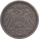1904 SILVER ONE MARK GERMANY - WORLD SILVER COINS - Cambridgeshire Coins
