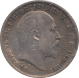 1904 SILVER THREEPENCE ( FINE ) - Threepence - Cambridgeshire Coins