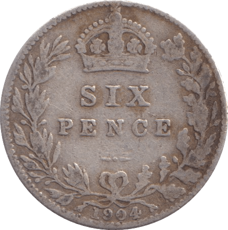 1904 SIXPENCE ( FINE ) - Sixpence - Cambridgeshire Coins