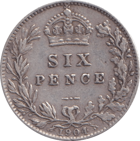 1904 SIXPENCE ( GF ) - Sixpence - Cambridgeshire Coins