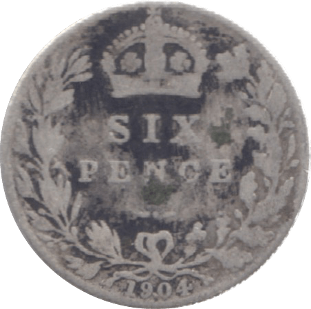 1904 SIXPENCE ( NF ) 9 - Sixpence - Cambridgeshire Coins