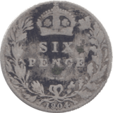 1904 SIXPENCE ( NF ) 9 - Sixpence - Cambridgeshire Coins