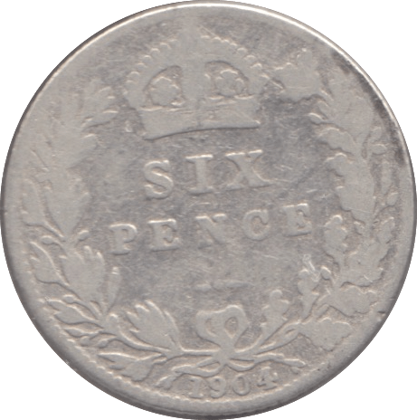 1904 SIXPENCE ( NF ) - Sixpence - Cambridgeshire Coins