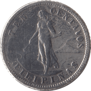 1904 TEN CENTAVOS PHILIPPINES - WORLD COINS - Cambridgeshire Coins