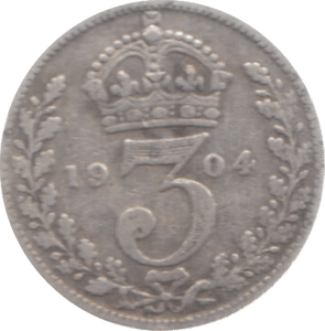 1904 THREEPENCE ( FAIR ) 4 - Threepence - Cambridgeshire Coins