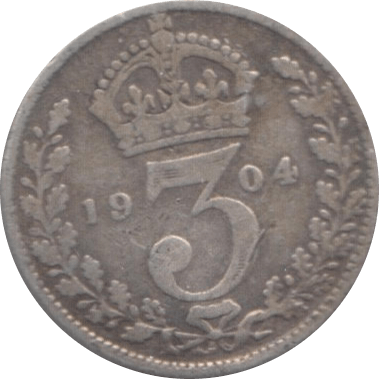 1904 THREEPENCE ( FINE ) - Threepence - Cambridgeshire Coins