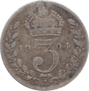 1904 THREEPENCE ( FINE ) - Threepence - Cambridgeshire Coins