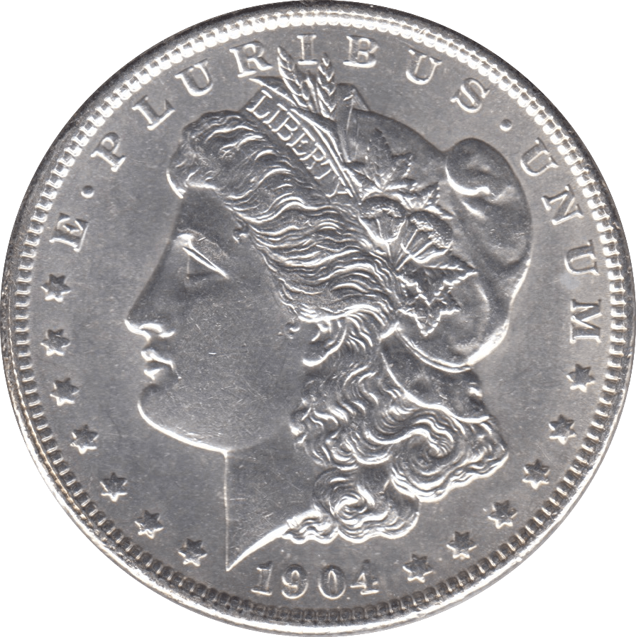 1904 USA SILVER MORGAN DOLLAR PHILADELPHIA MINT - SILVER WORLD COINS - Cambridgeshire Coins